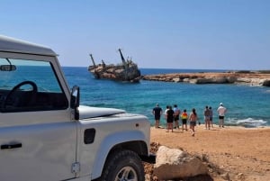 Paphos :Akamas Jeep Safari with cruise to the Blue Lagoon