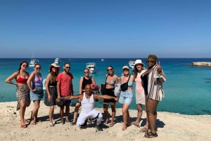 Paphos : Tour en jeep de l'Akamas et croisière commentée du Lagon Bleu en bateau