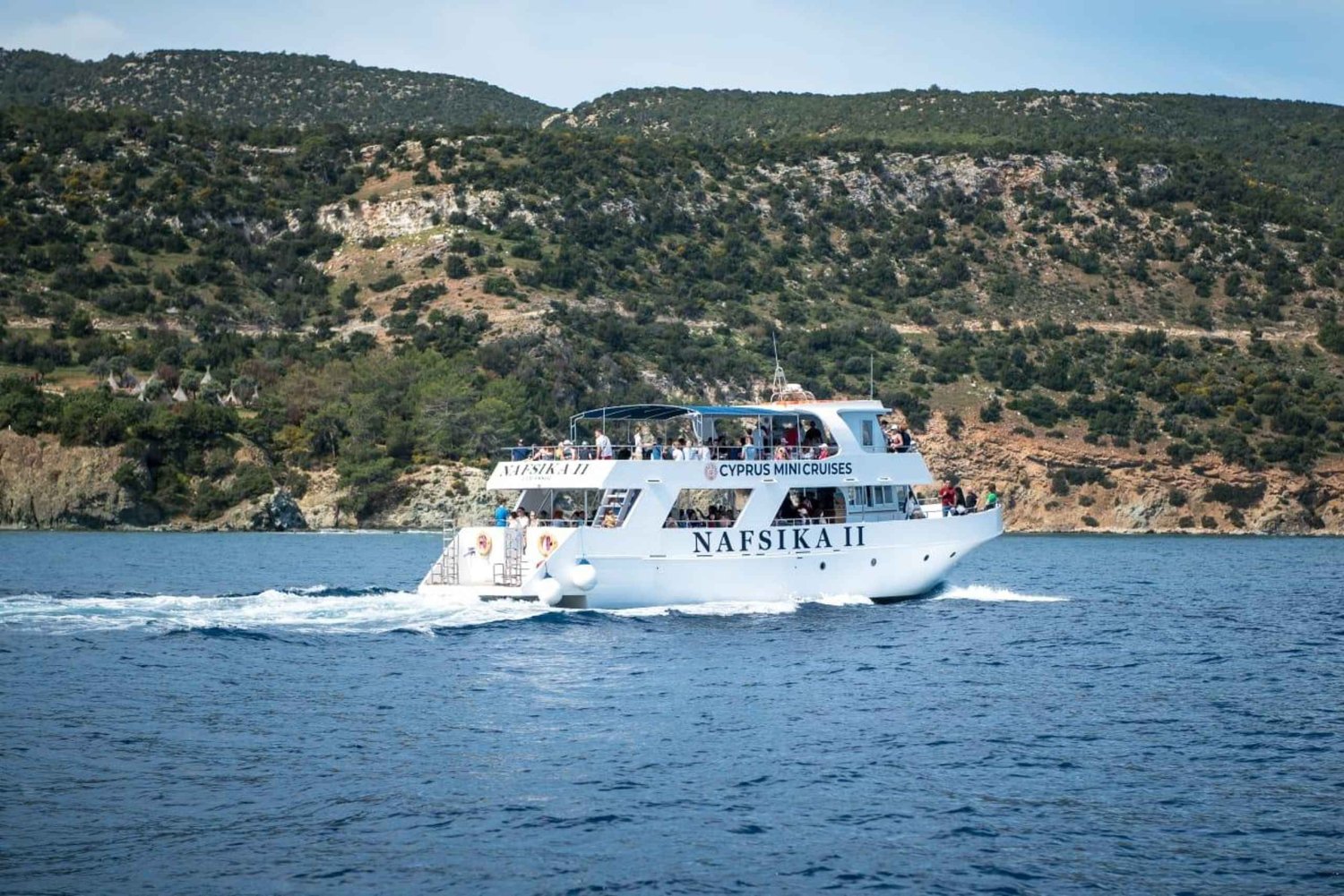 Paphos: Escursione in barca alla Laguna Blu con trasferimenti