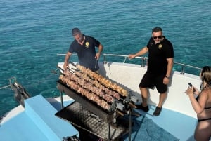 Paphos: Blue Lagoon Sunset Cruise, BBQ & Wine + Water Slide