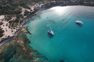 Paphos: Blue Lagoon Sunset Cruise, BBQ & Wine + Water Slide