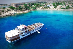 Paphos : Croisière en bateau tout compris vers la baie de Coral avec arrêts