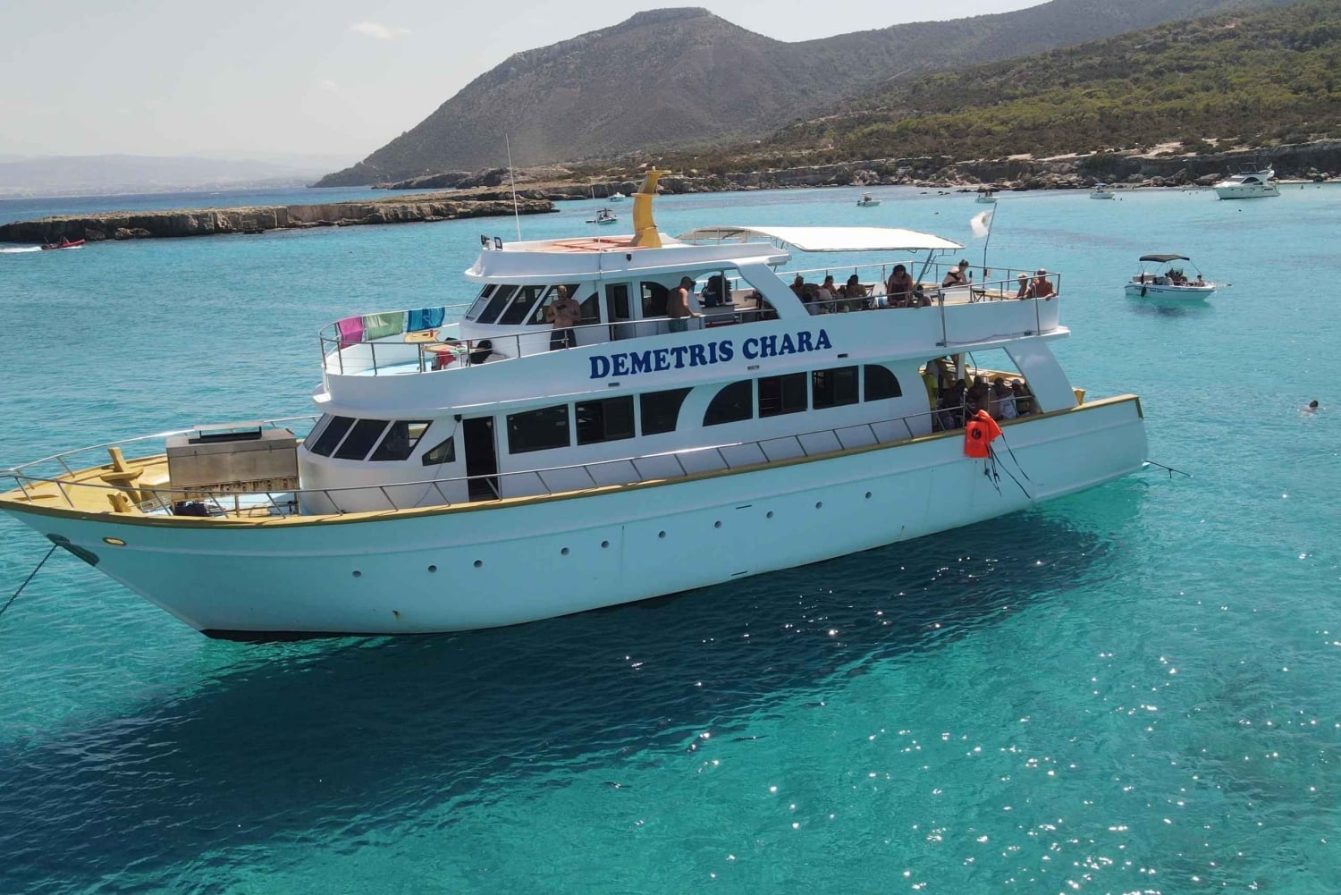 Polis: Blue Lagoon Boat Tour with Optional Barbecue Lunch