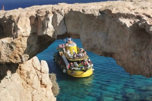 Protaras: Blue Lagoon, Sea Caves and Turtle Cove Sunset Trip