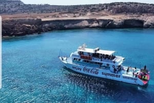 Protaras Blue Lagoon Sunset Tour med pizza och champagne
