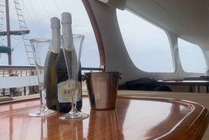 Protaras: Luxusyacht zur Schildkrötenbucht mit BBQ & 1 Wein/Soda