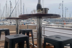 Protaras: Yacht di lusso a Turtle Cove con barbecue e 1 vino/soda