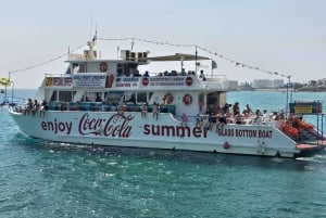 Protaras: Famagusta Glass-Bottom Cruise & Blue Lagoon Swim