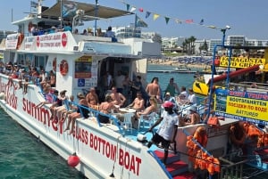 Protaras: Famagusta Glass-Bottom Cruise & Blue Lagoon Swim