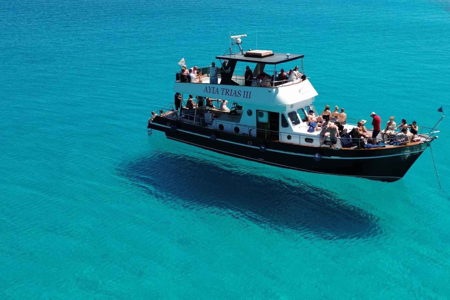 Protaras: Lyxig Blue Lagoon-kryssning / 4 timmar, mat, 3 badstopp