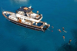 Protaras: Lyxig Blue Lagoon-kryssning / 4 timmar, mat, 3 badstopp