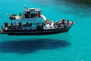 プロタラス：豪華なプライベートブルーラグーンボートツアー 3.5 時間