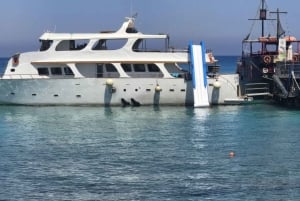 Protaras: Luxury Sunset Yacht Trip with Slide, BBQ & 1 Drink