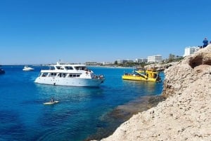 Protaras: Luxury Sunset Yacht Trip with Slide, BBQ & 1 Drink