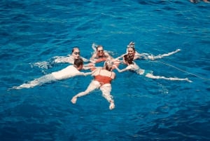 Protaras: Luxury Sunset Yacht Trip with Slide, BBQ & 1 Drink