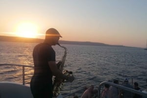 Protaras: Bådtur ved solnedgang til Turtle Cove og Den Blå Lagune