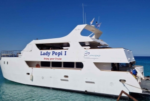 Protaras: LADY POPI Sea Cruise: Turtles, Caves & Water Slide