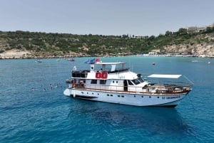 Protaras: Cruzeiro Waterworld Turtle Cove com paragens para nadar