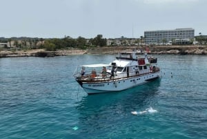 Protaras: Cruzeiro Waterworld Turtle Cove com paragens para nadar