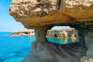 Sea Caves CapeGreco, Konnos bay, Lovers Bridge and more