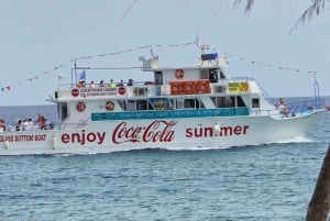 Sunset trip with swim stop at blue lagoon and turtles bay.