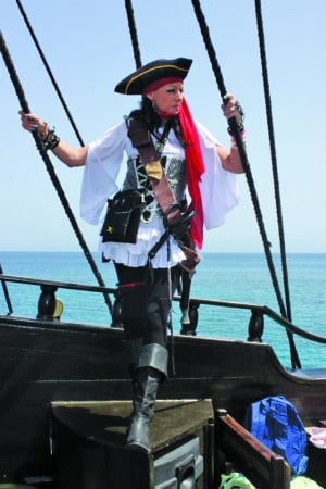 The Black Pearl Pirate Boat