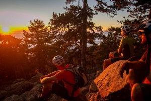 Passeio de bicicleta de montanha em Troodos