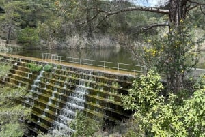 Troodos: Waterfall,Omodos,Medival Bridge,wine tasting &more