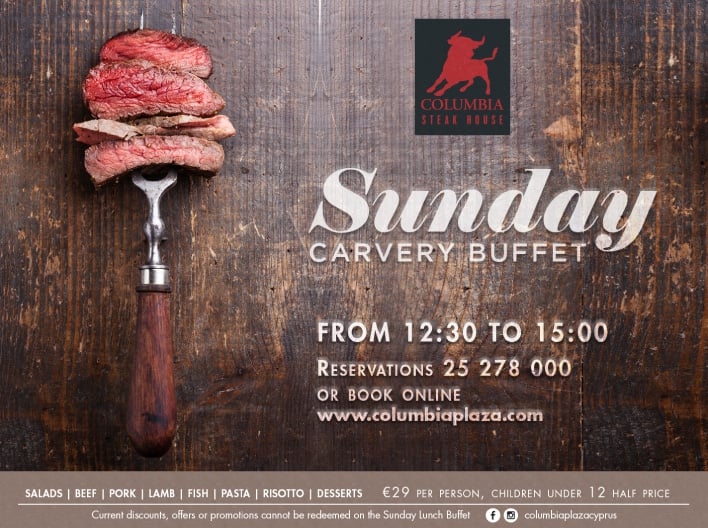 Sunday Carvery Buffet at Columbia Steak House