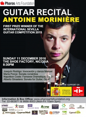 Guitar Recital: Antoine Moriniere