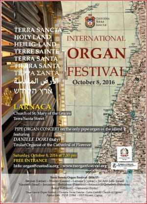Pipe Organ Recital in Larnaca with Daniele Dori from the Cathedral of Florence