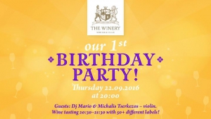 The Winery 1st Birthday Party!