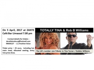 Totally Tina and Rob B Williams Charity Event