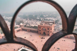 Visite à pied de 3 heures du patrimoine d'Old Delhi avec promenade en rickshaw