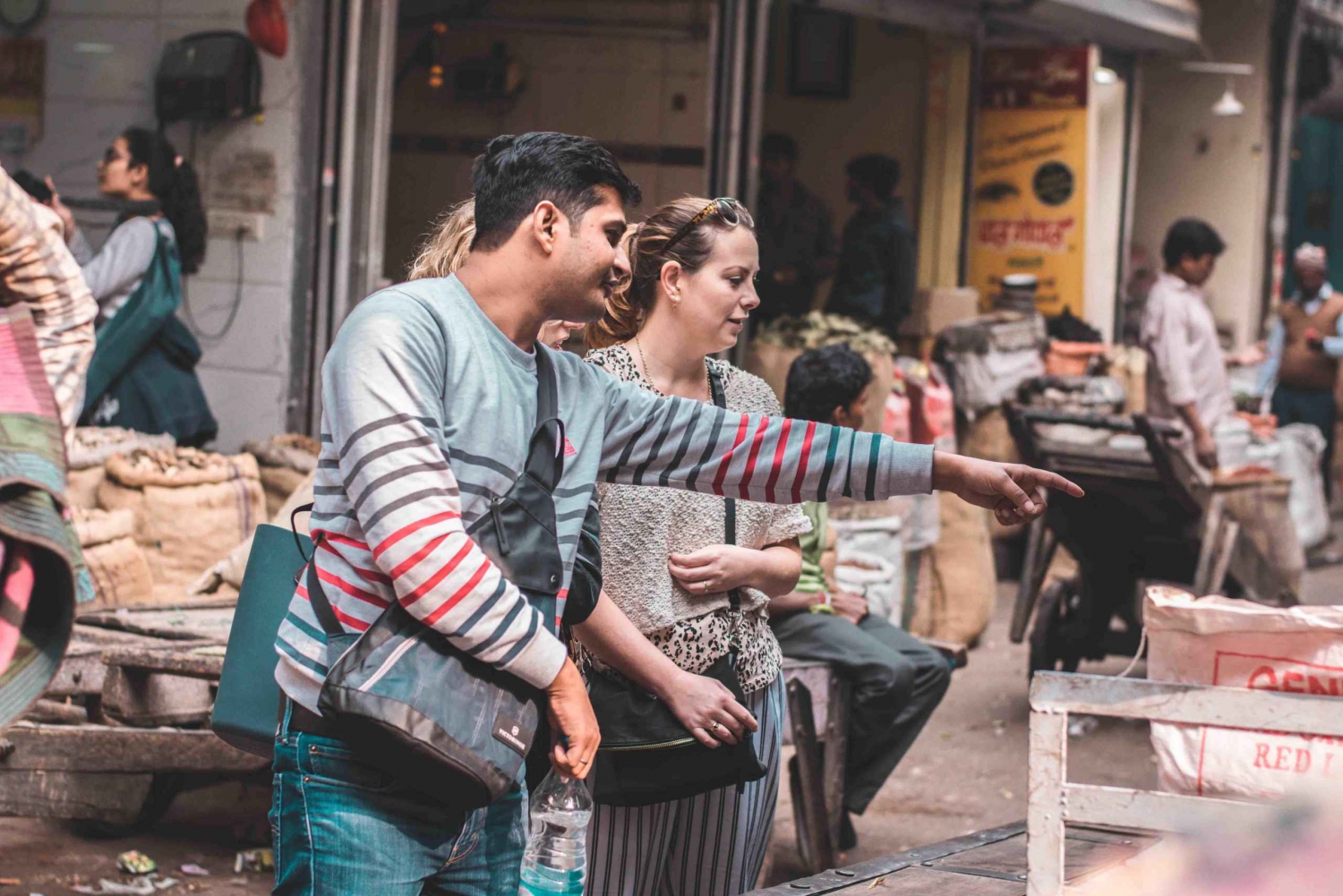 Tour a piedi della vecchia Delhi di 3 ore (gruppo) dal punto di incontro