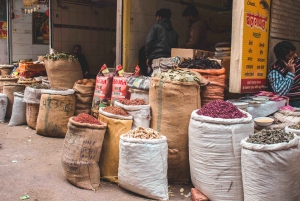 4-uur Old Delhi erfgoed wandeltour met ritje op een riksja