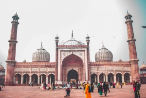 4-uur Old Delhi erfgoed wandeltour met ritje op een riksja