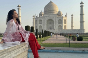 Agra: Visita privada sin colas al Taj Mahal y al Fuerte de Agra