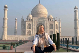 Agra: Taj Mahal voorrangstoegang met gids met opties