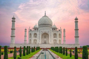 Agra: Taj Mahal Sunrise & Sunset Tour oförglömligt ögonblick