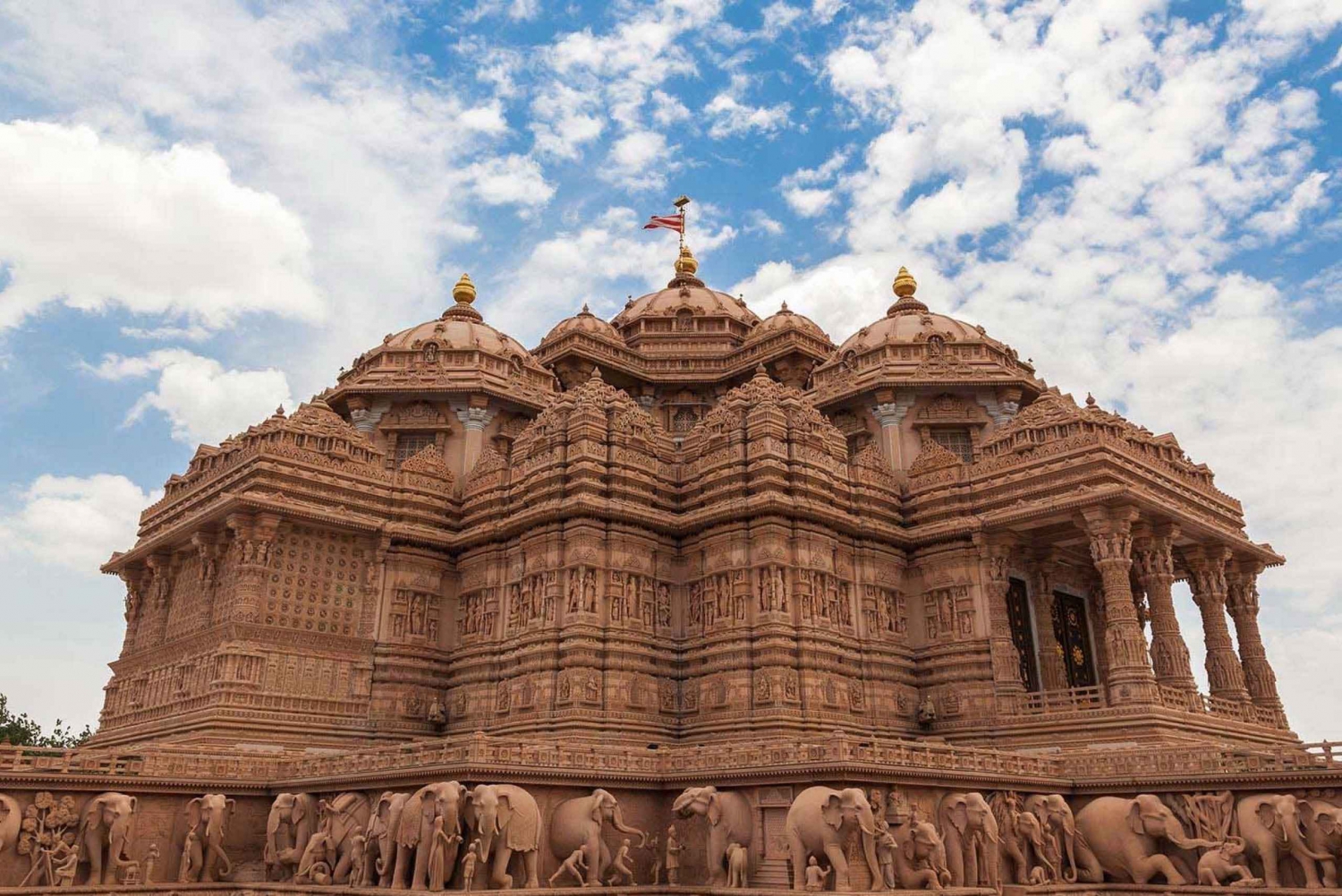 Akshardham-tempelet og hemmelig omvisning til fots i Agrasen Baoli