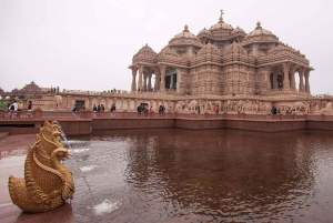 Akshardham-tempelet og hemmelig omvisning til fots i Agrasen Baoli