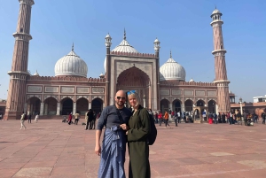Delhi : visite spirituelle des 4 religions et spectacle aquatique d'Akshardham