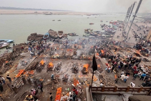 Delhi: 6 dagars Gyllene triangeln-tur med Varanasi och åktur med båt