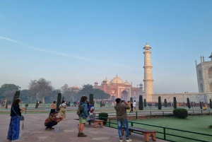 Delhi: Agra Mathura Vrindavan Sightseeing Tour mit Mittagessen