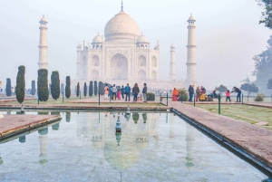 Privat 2-dages tur til Delhi og Agra med Taj Mahal-solopgang