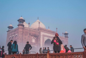 Delhi og Agra privat 2-dagers tur med Taj Mahal soloppgang