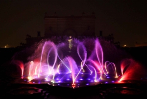 Delhi: Akshardham Light and Water Show ja näyttelykierros