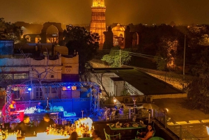 デリー：アクシャールダーム寺院、インド門＆サフダルジャングナイトツアー