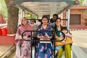 Delhi: Wycieczka samochodowa do świątyni Akshardham z pokazem wodno-świetlnym